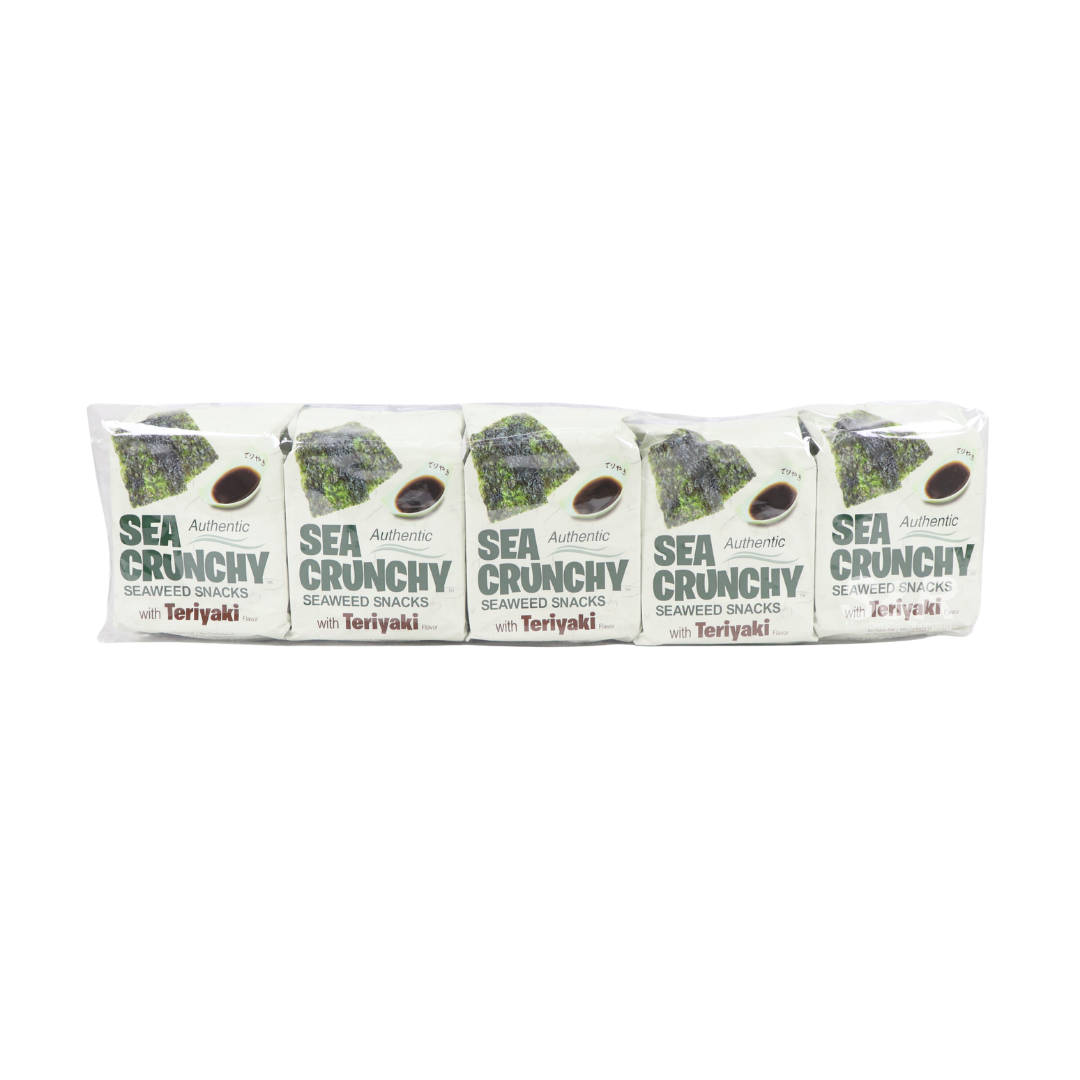 Sea Crunchy Seaweed Snacks with Teriyaki 10 x 10g